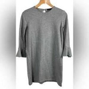 Zara collection Gray Long Sleeve dress